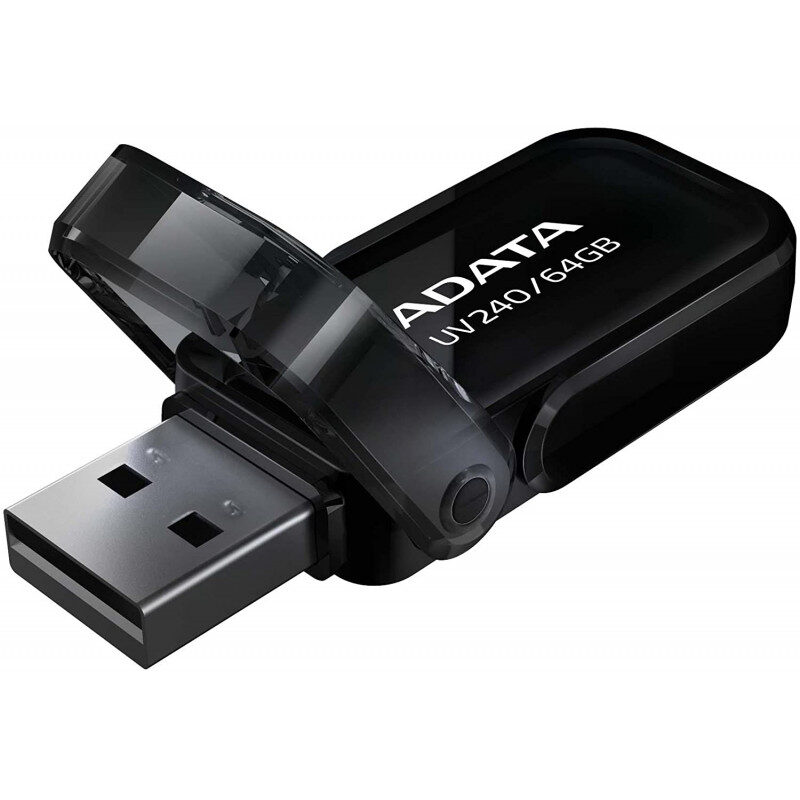 Clé USB ADATA AUV240 64 Go – Noir