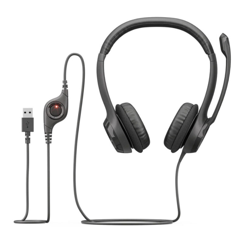 Casque-Micro USB Logitech H390 – Noir