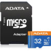 Mémoire Micro SD ADATA 32 Go + Adaptateur