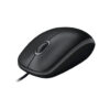 SOURIS OPTIQUE FILAIRE LOGITECH B100 USB - NOIR