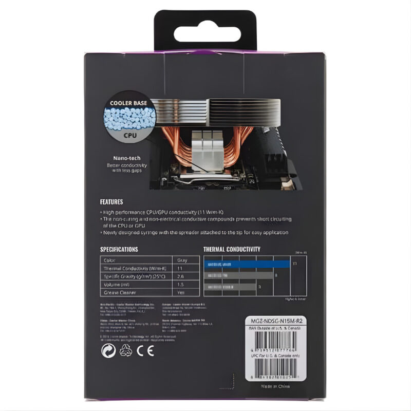 PÂTE THERMIQUE COOLER MASTER MASTERGEL MAKER