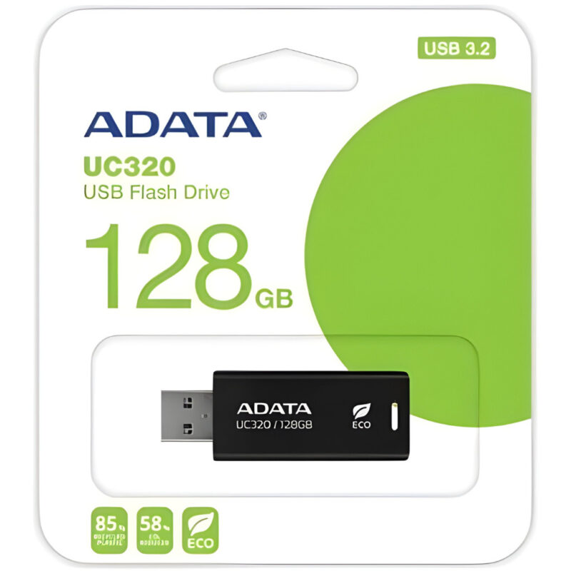 Clé USB ADATA 128 Go Tiny USB 3.1 – Noir