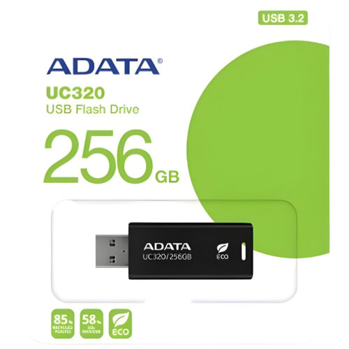 Clé USB ADATA 256 Go Tiny USB 3.1 – Noir