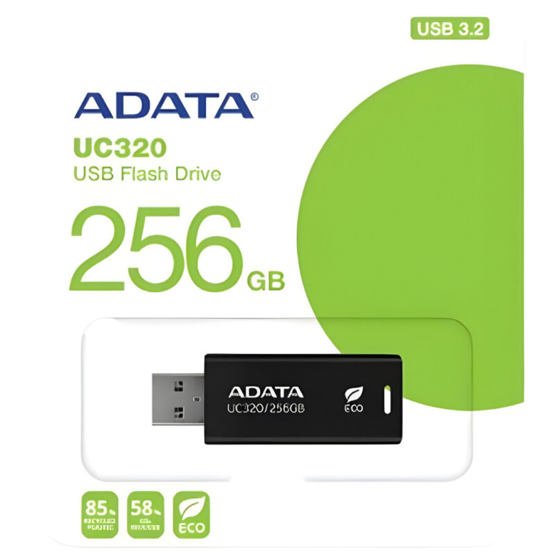 Clé USB ADATA 256 Go Tiny USB 3.1 – Noir