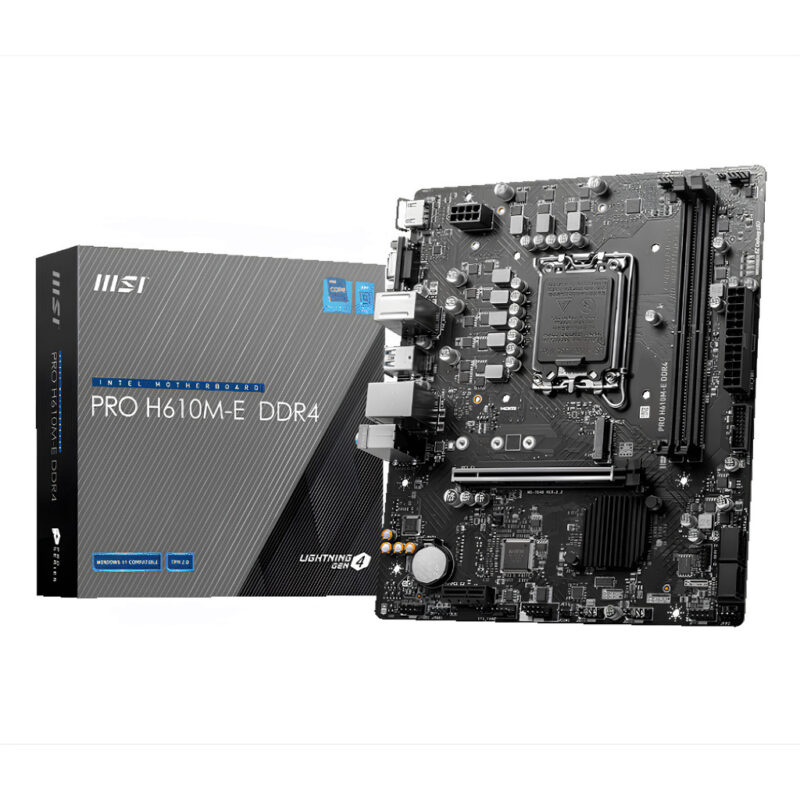 MSI CARTE MERE PRO H610M-E DDR4
