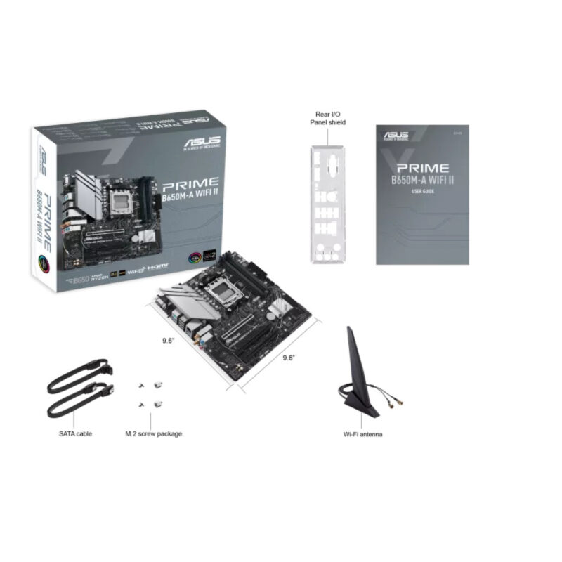 CARTE MÈRE ASUS PRIME B650M-A WIFI II AM5 DDR5