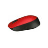 SOURIS OPTIQUE SANS FIL LOGITECH M171 - ROUGE