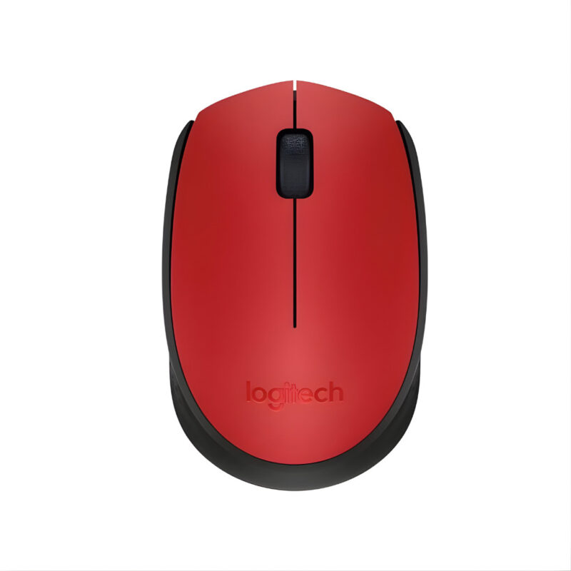 SOURIS OPTIQUE SANS FIL LOGITECH M171 - ROUGE