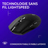 SOURIS GAMER SANS FIL LOGITECH G305 - NOIR