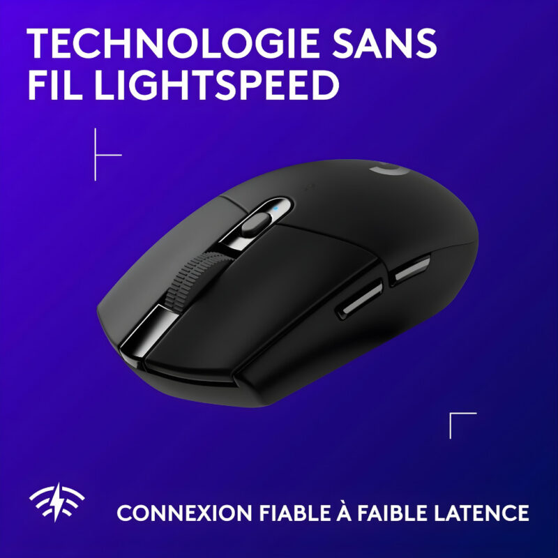 SOURIS GAMER SANS FIL LOGITECH G305 - NOIR