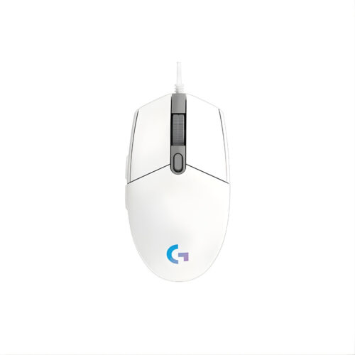 SOURIS GAMER FILAIRE LOGITECH G102 - BLANC