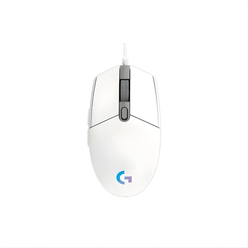 SOURIS GAMER FILAIRE LOGITECH G102 - BLANC