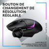 SOURIS GAMER SANS FIL LOGITECH G502 X PLUS LIGHTSPEED RGB - NOIR