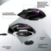 SOURIS GAMER SANS FIL LOGITECH G502 X PLUS LIGHTSPEED RGB - NOIR