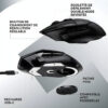 SOURIS GAMER SANS FIL LOGITECH G502 X - NOIR