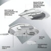 SOURIS GAMER SANS FIL LOGITECH G502 X - BLANC