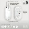 SOURIS SANS FIL LOGITECH PEBBLE M350S - BLANC