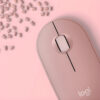 SOURIS SANS FIL LOGITECH PEBBLE M350S - ROSE