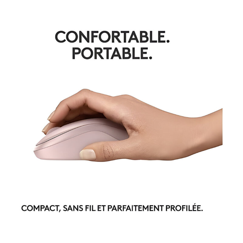 SOURIS SANS FIL LOGITECH M240 SILENCIEUX - ROSE