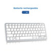 CLAVIER SANS FIL ADVANCE BT210 - BLANC