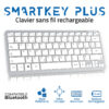 CLAVIER SANS FIL ADVANCE BT210 - BLANC