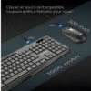 ENSEMBLE CLAVIER ET SOURIS GAMER SANS FIL ADVANCE R-TYPE CLS-3100 RGB - NOIR