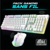 ENSEMBLE CLAVIER ET SOURIS GAMER SPIRIT OF GAMER ULTIMATE 600 - BLANC