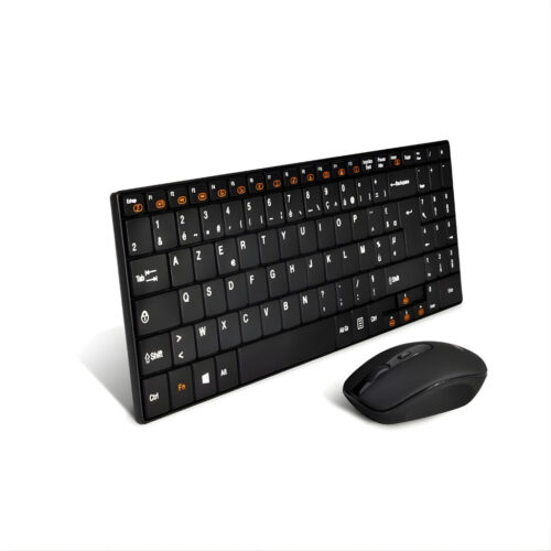 ENSEMBLE CLAVIER & SOURIS SANS FIL ADVANCE COMBO - NOIR