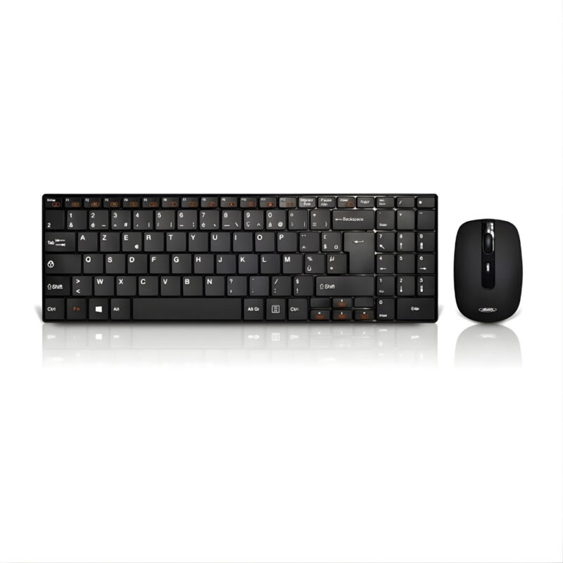 ENSEMBLE CLAVIER & SOURIS SANS FIL ADVANCE COMBO - NOIR