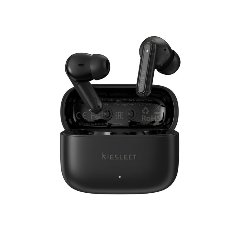 KIESLECT ADJUSTABLE EARBUDS JET BLACK