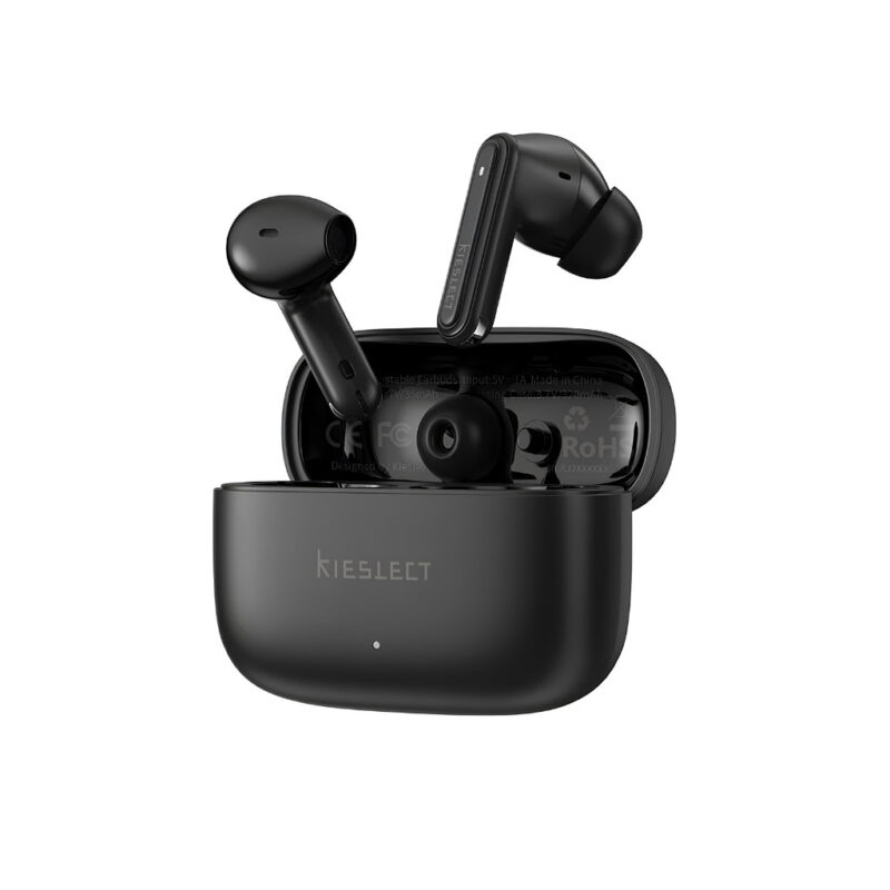 KIESLECT ADJUSTABLE EARBUDS JET BLACK