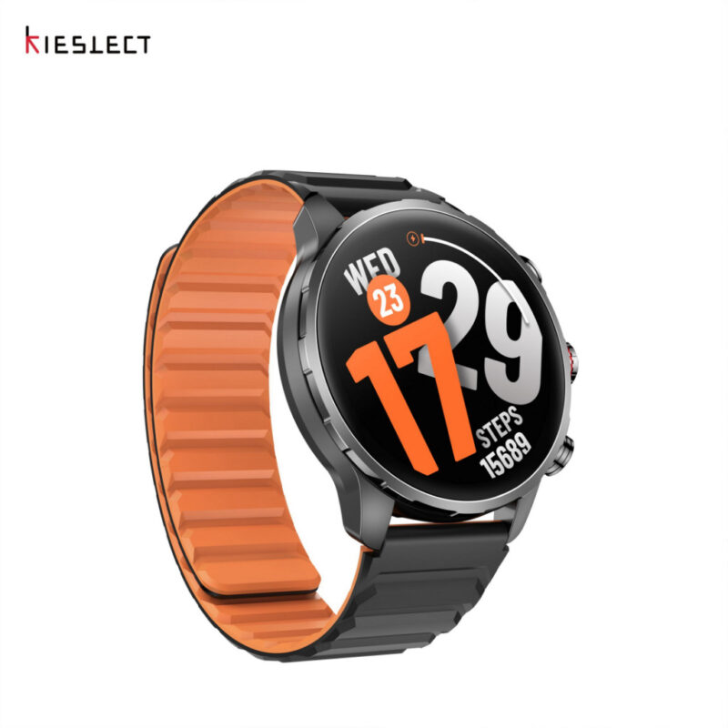 KIESLECT CALLING WATCH KR 3 STEEL BLACK