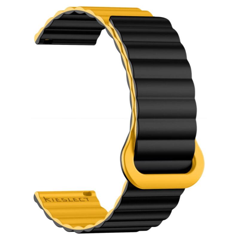 Kieslect 22MM YELLOW/Black LOOP Strap