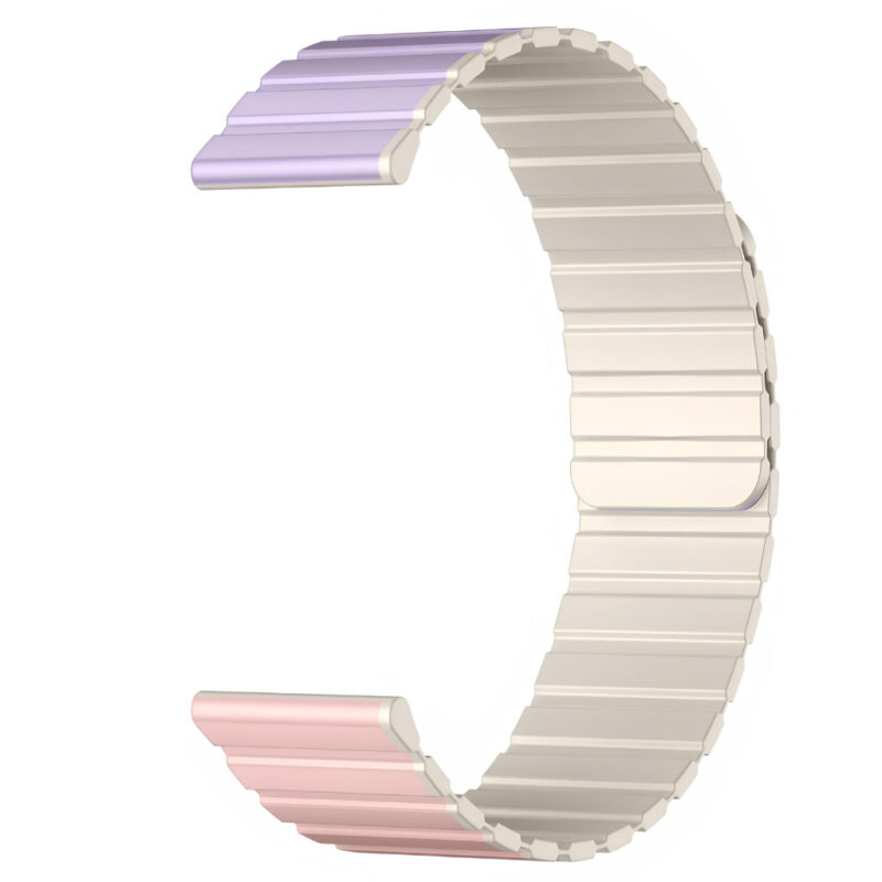 Kieslect 20MM Pink+Purple+Khaki Strap