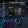 SOURIS GAMING TRIDENT LITE M693-LIT - NOIR