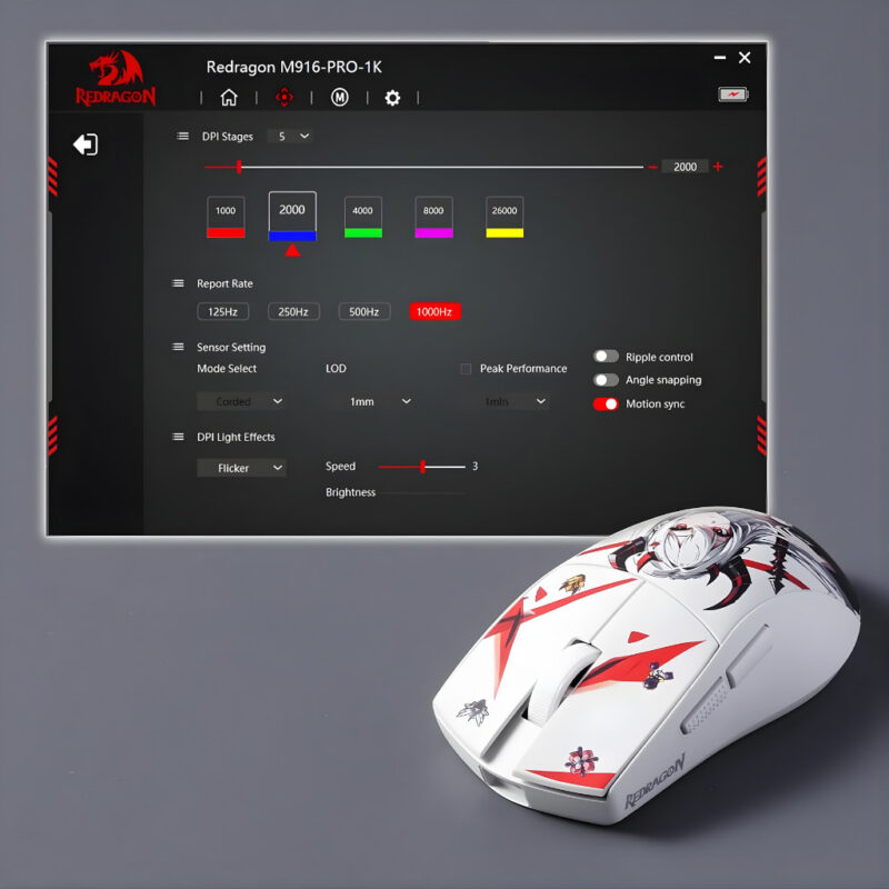 SOURIS GAMING K1NG PRO M916AK-PRO - NOIR