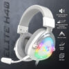 MICRO CASQUE GAMER FILAIRE SPIRIT OF GAMER ELITE H40 ARTIC RGB - BLANC