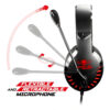 MICRO CASQUE GAMER FILAIRE SPIRIT OF GAMER PRO H3 - NOIR&ROUGE