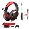 MICRO CASQUE GAMER FILAIRE SPIRIT OF GAMER PRO H3 - NOIR&ROUGE