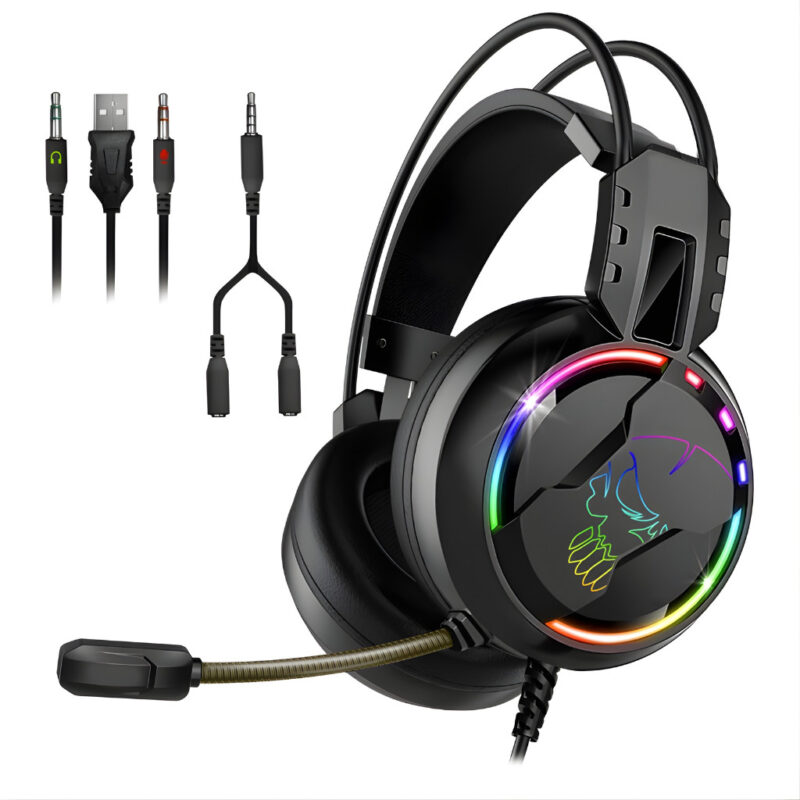 MICRO CASQUE GAMER FILAIRE SPIRIT OF GAMER PRO H7 RGB - NOIR