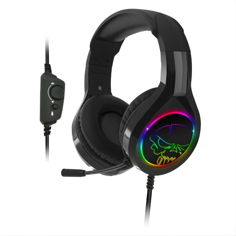 MICRO CASQUE GAMER FILAIRE SPIRIT OF GAMER PRO H8 LED RGB - NOIR