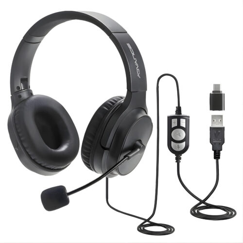 MICRO CASQUE FILAIRE ADVANCE SMARTPHONICS 550 - NOIR