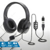 MICRO CASQUE FILAIRE ADVANCE SMARTPHONICS 550 - NOIR