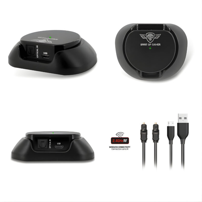 MICRO CASQUE GAMER SANS FIL SPIRIT OF GAMER XPERT H1100 - NOIR