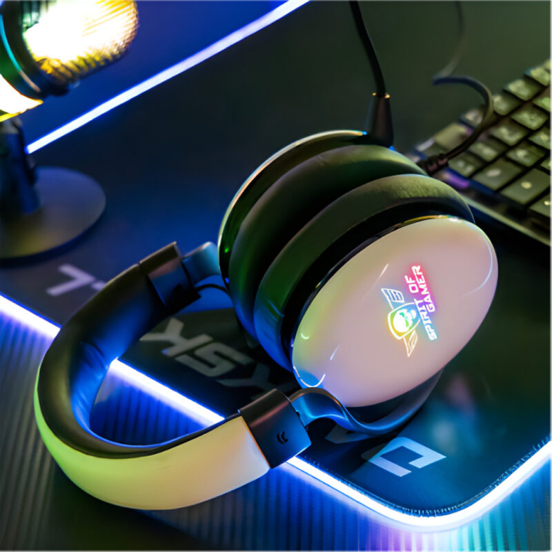 CASQUE GAMING SPIRIT OF GAMER XPERT H700 ARTIC RGB 7.1- BLANC