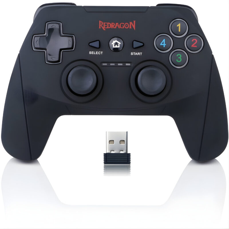 MANETTE GAMING SANS FIL REDRAGON HARROW G808 NOIR