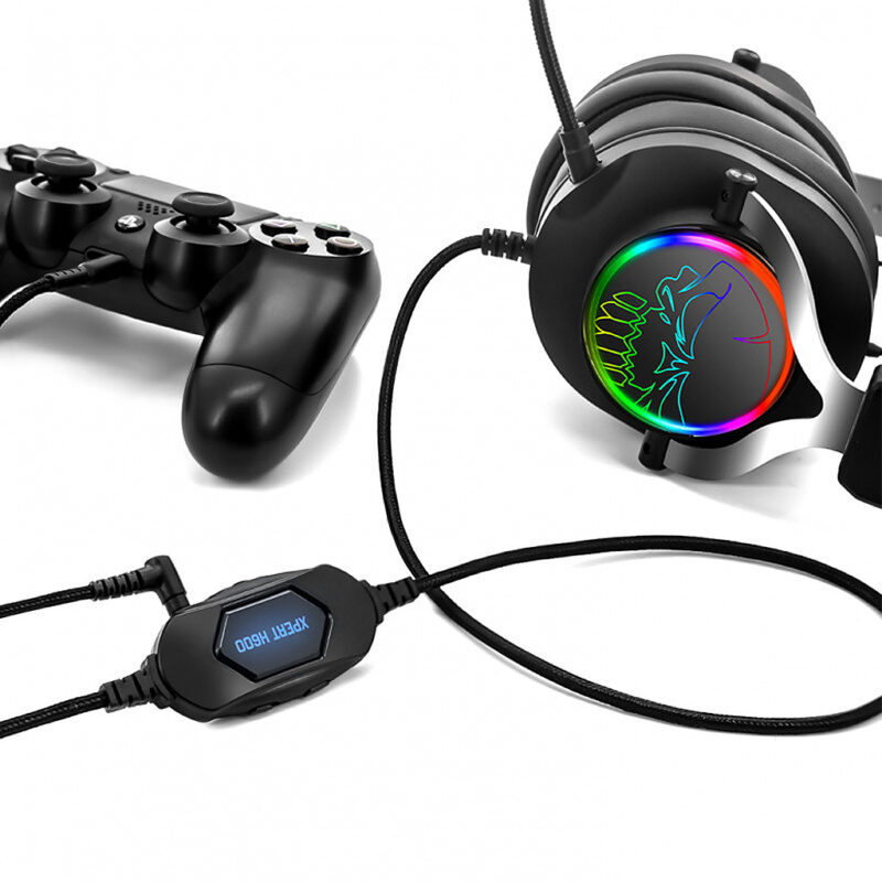 MICRO CASQUE FILAIRE SOG XPERT H600 RGB - NOIR