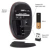 SOURIS SANS FIL ADVANCE DRIFT 2 - ROUGE