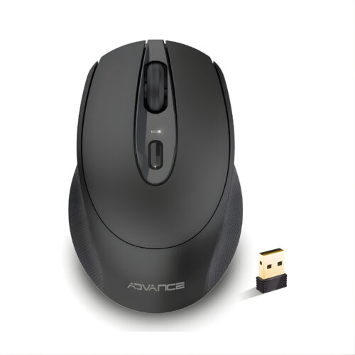 SOURIS SANS FIL ADVANCE FEEL - NOIR