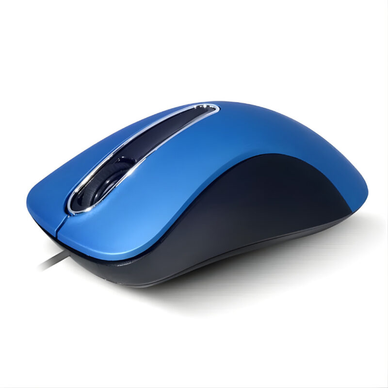 SOURIS OPTIQUE FILAIRE ADVANCE SHAPE 3D - BLEU